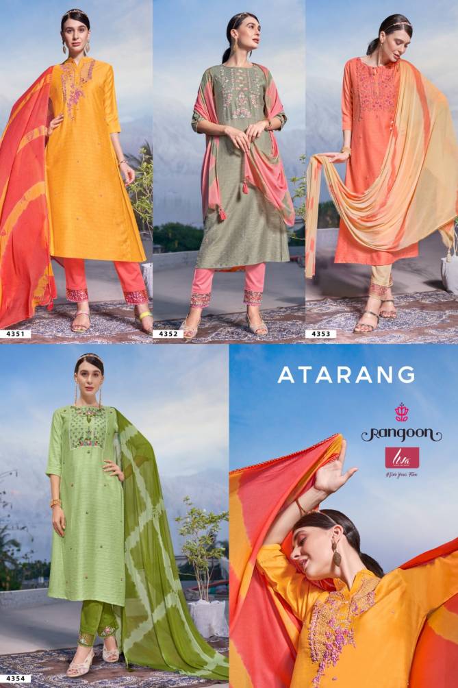 Atrang By Rangoon Readymade Salwar Suits Catalog
